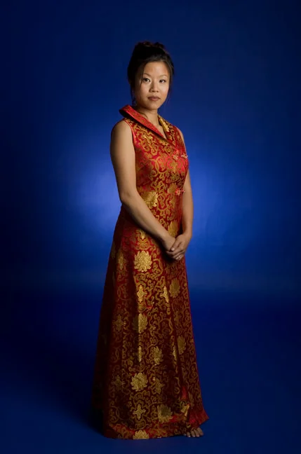 Colour studio portrait by Angelique Antoniou, Studio 18