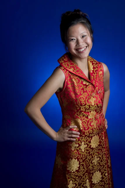 Colour studio portrait by Angelique Antoniou, Studio 19