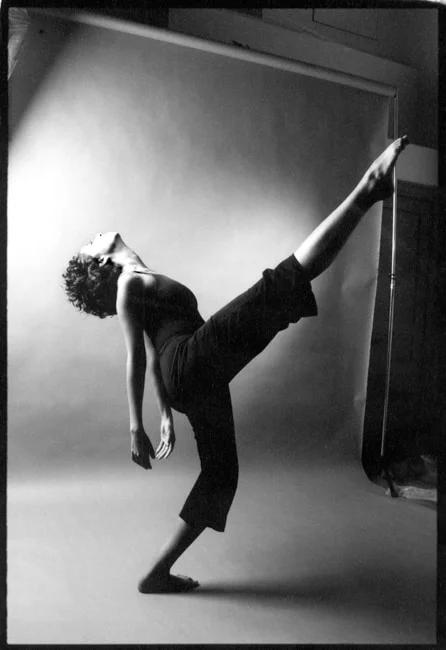 Black and white studio portrait by Angelique Antoniou, Studio 29
